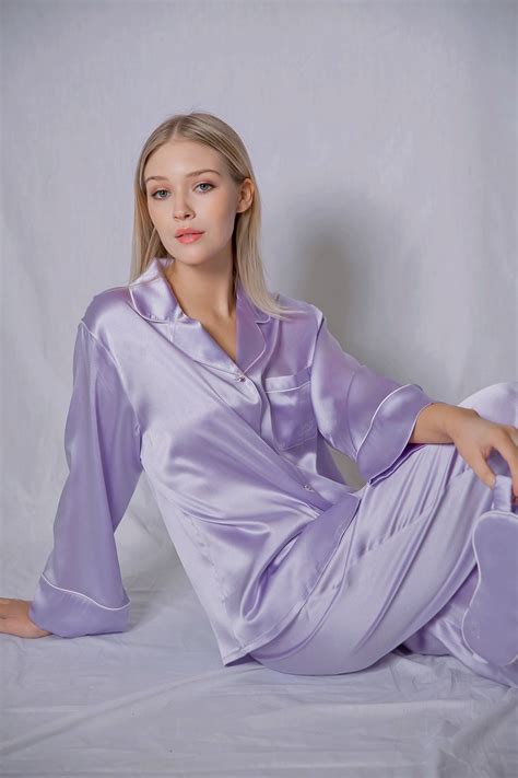 luxury silk pajama set